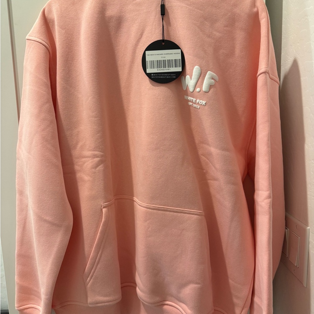 White Fox Boutique Pink Sweatshirt